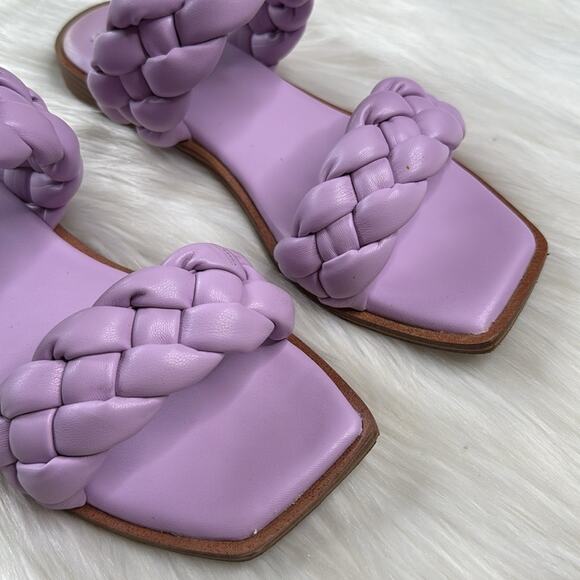 Steve Madden Lilac Braided Spain Sandals - Picture 4 of 7